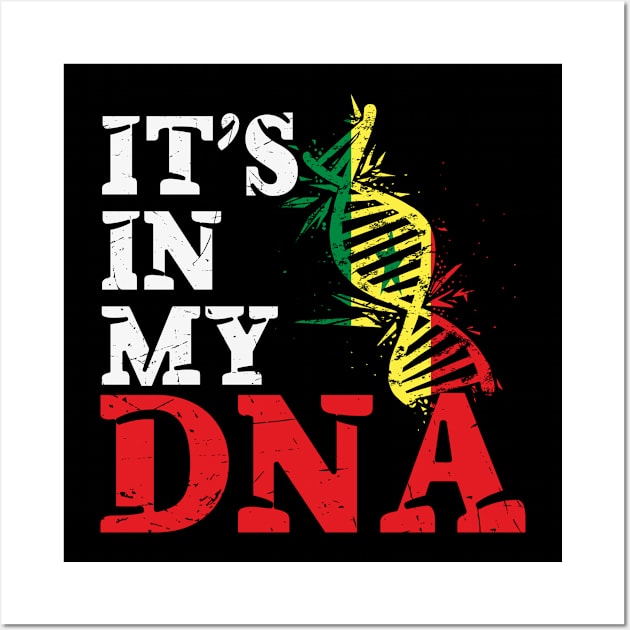 It's in my DNA - Senegal Wall Art by JayD World